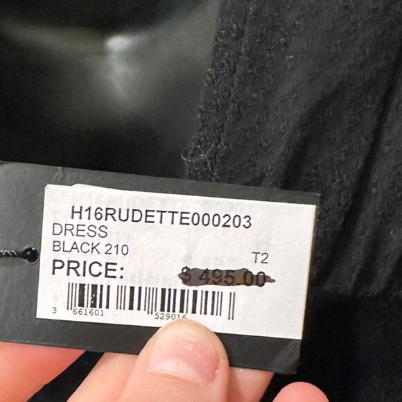 NWT Maje Rudette Open Back Velvet Maxi Dress - Picture 9 of 9